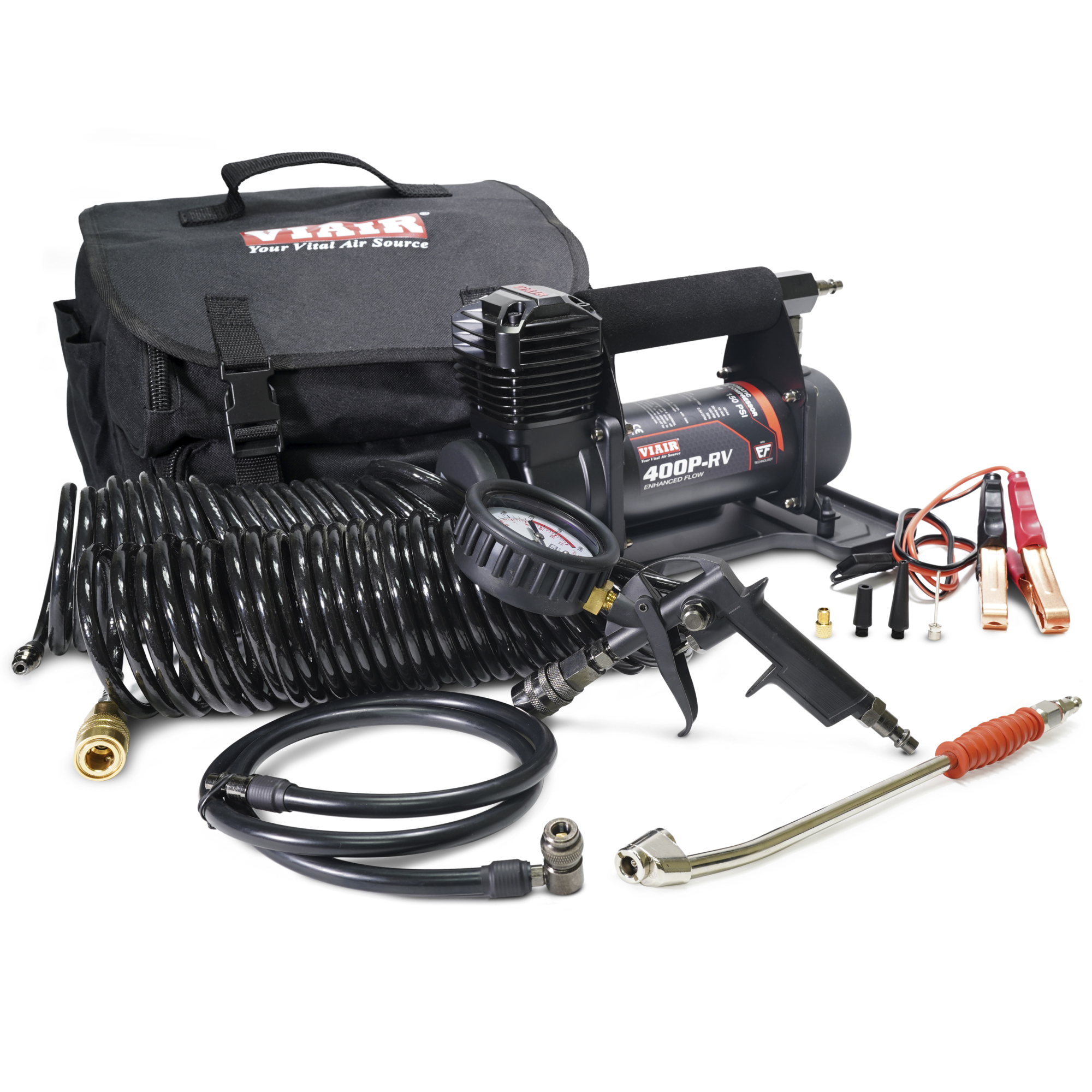 Viair, 400P EF RV Portable Air Compressor Tire Inflator, Max. PSI 150 Power Source Electric, Model# 40144